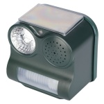 Repelente para perros espanta animales gatos y perros ahuyenta animales solar erradicador de aves con sonido