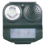 Repelente para perros espanta animales gatos y perros ahuyenta animales solar erradicador de aves con sonido