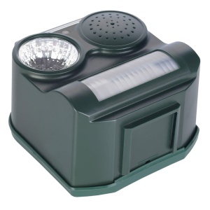 Repelente para perros espanta animales gatos y perros ahuyenta animales solar erradicador de aves con sonido