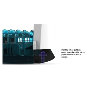 Mata Moscas y mosquitos trampa para moscas trampa de luz eliminar moscas atrapa moscas y mosquitos trampa de luz con placa adhesiva